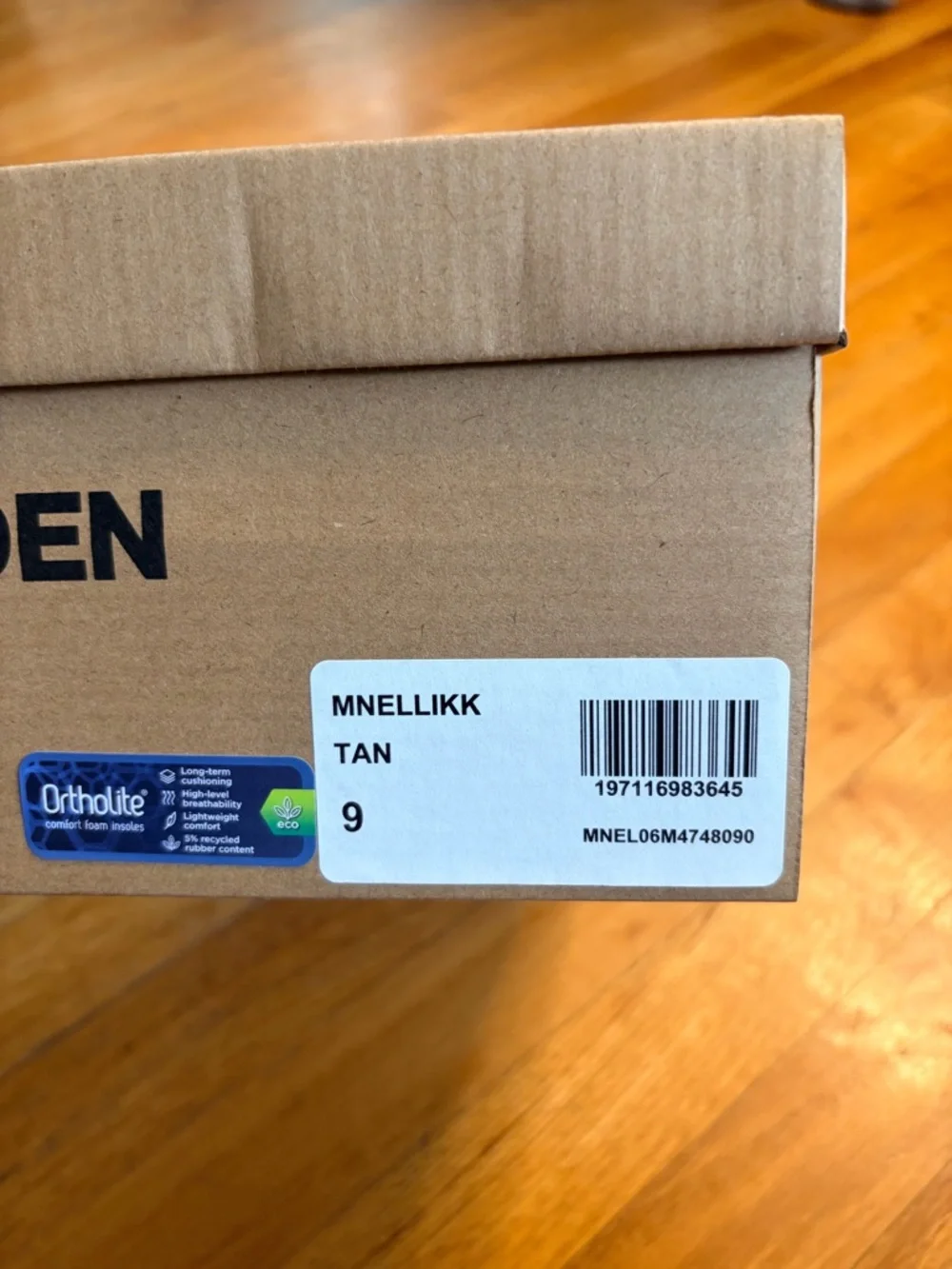 Steve Madden Tan Brown Leather Derby Shoes